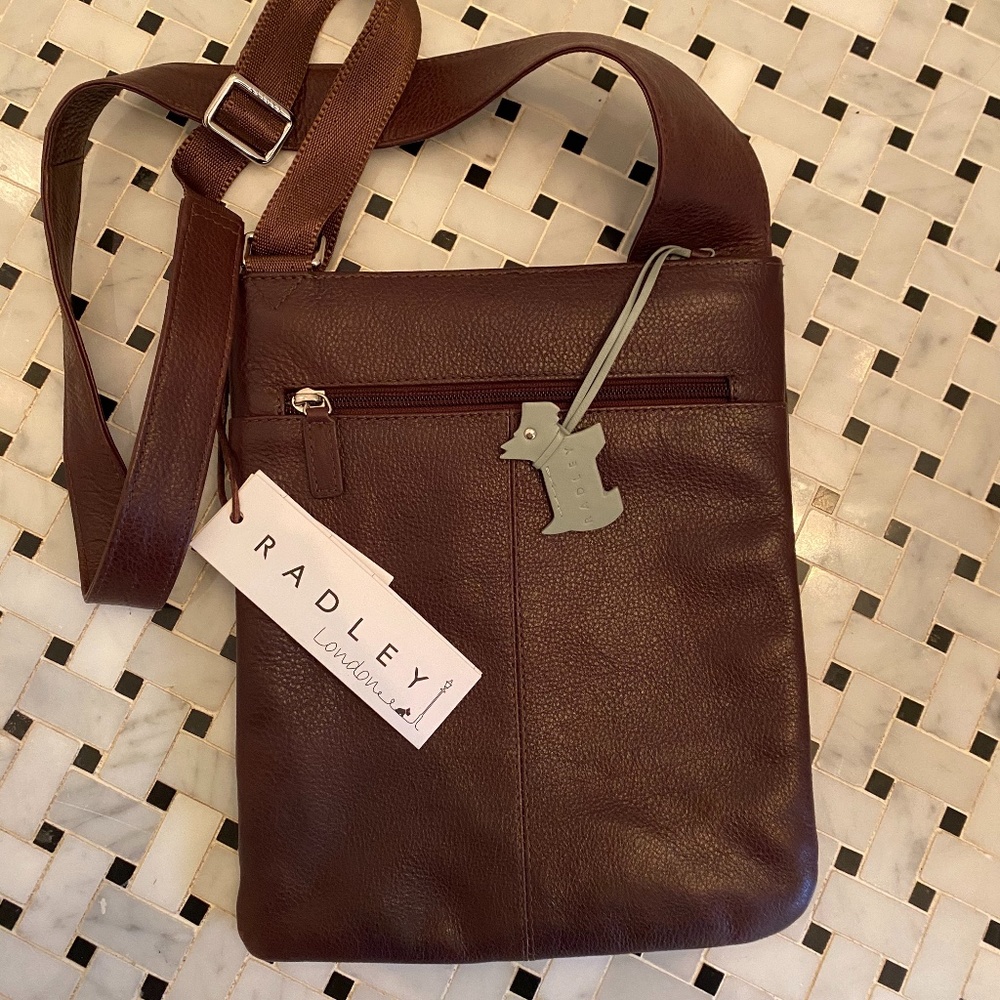 Radley Brown Medium Zip Around Bag